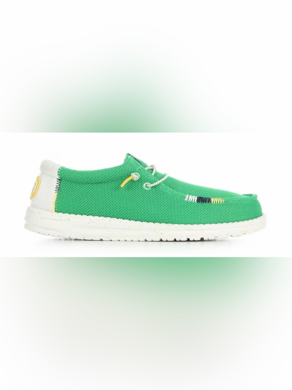 Hey Dude Wally “Brazil” Green Hey Comf Slip On Shoes!!!(9)
